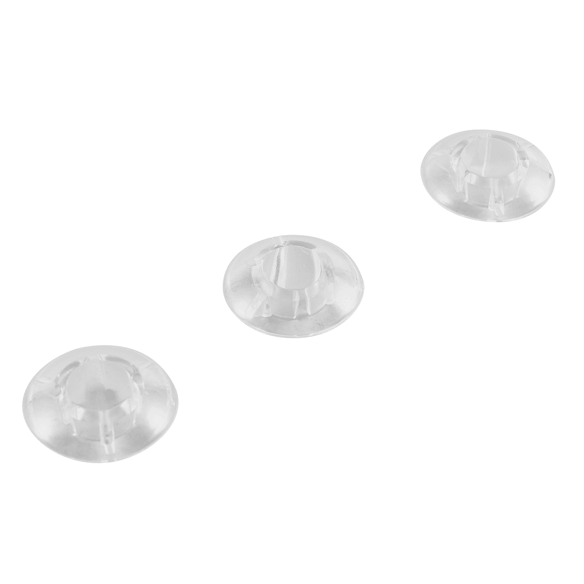 32 Pack Clear Mushroom Style Guitar Effect Pedal Footswitch Toppers Foot Nail Cap Protection Cap for Guitar Effect Pedal