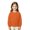 Orange #157, variant on Kids' Sweatshirt Dropped Shoulder Crewneck Long Sleeve Casual Pullover Basic Comfortable Solid Color Toddler Fall Top