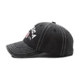 thumbnail image 4 of Vintage Baseball Hats American Flag Patch Breathable Mesh Classic Baseball Caps Adjust Cotton Running Ball Hats,usa hats,american flag hat for Women Men Baseball Cap,Black-15, 4 of 7