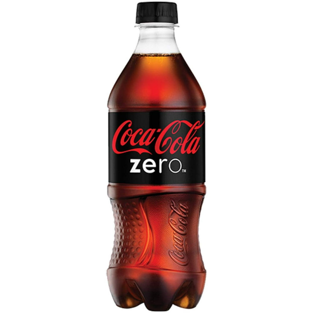 Zero Sugar Coke 20 Oz Soda Bottles Pack Of 24