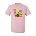 thumbnail image 2 of Ford Free Wheelin 1978 Bronco Classic Rasta 70s | Mens Cars and Trucks Graphic T-Shirt, Light Pink, Small, 2 of 4