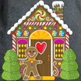 thumbnail image 3 of CafePress - Gingerbread House Women's Dark T Shirt - Women's Traditional Fit Dark T-Shirt, 3 of 4