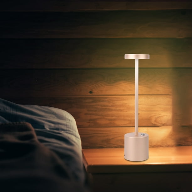 1 Lampe De Chevet Pc, Lampe LED De La Tête D'un Lit À Toucher La Lumière  Réglable, 10 Couleurs Et Quatre Modes, Bois USB Rechargeable, Petite Lampe  De