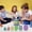 B, variant on Sensory Stress Toy Novelty Rubber For Anxiety Focus Enhancement Kids Adults 6PCS