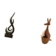 thumbnail image 5 of Escultura abstracta de fuego, estatua de resina y madera, figura de animal, adorno, escultura de zoológico, artesanía decorativa adecuada para sala de, 5 of 8