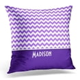 thumbnail image 1 of ABPHQTO Funda de almohada Modern Purple Chevron 45x45 cm, 1 of 1