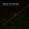 thumbnail image 2 of czcpp-8 Pack Reflective Nylon Ropes, 4mm Tent Guy Lines with Tensioners Ultralight Reflective Tent Guy Ropes for Outdoor Camping Hiking Awning Tent Tarp (4M, Orange), 2 of 4