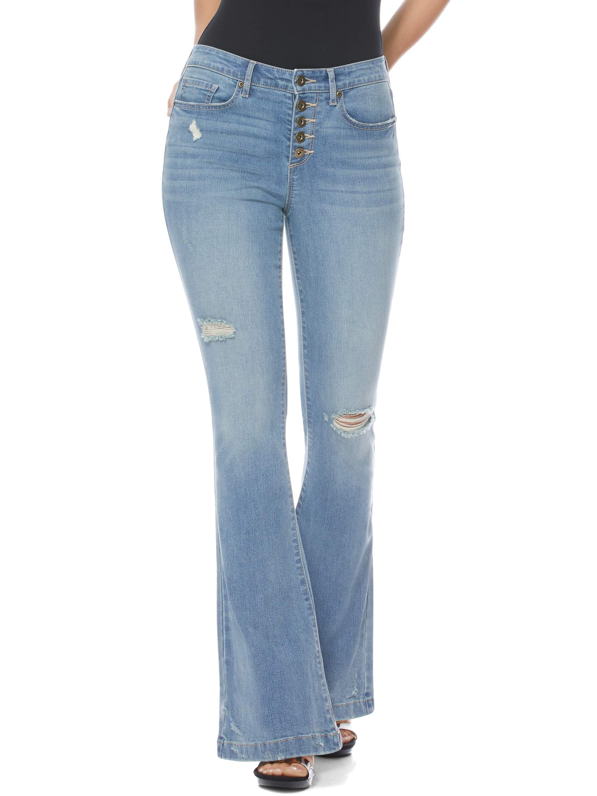 sofia jeans melisa flare high waist stretch jean women's