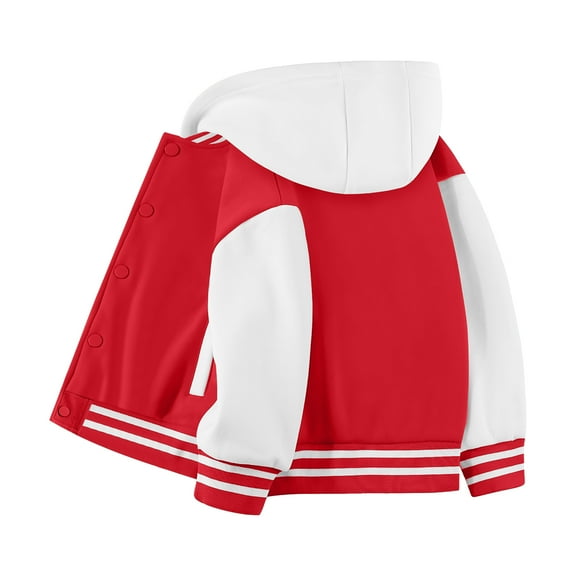 Gubotare Jacket for Baby Girls Fleece Jacket Full Zip Up Soft Polar Fleece Jacket Outerwear Coat with Pockets Warm Winter Outwear Size 4T 5T,(Red 4-5 Years)