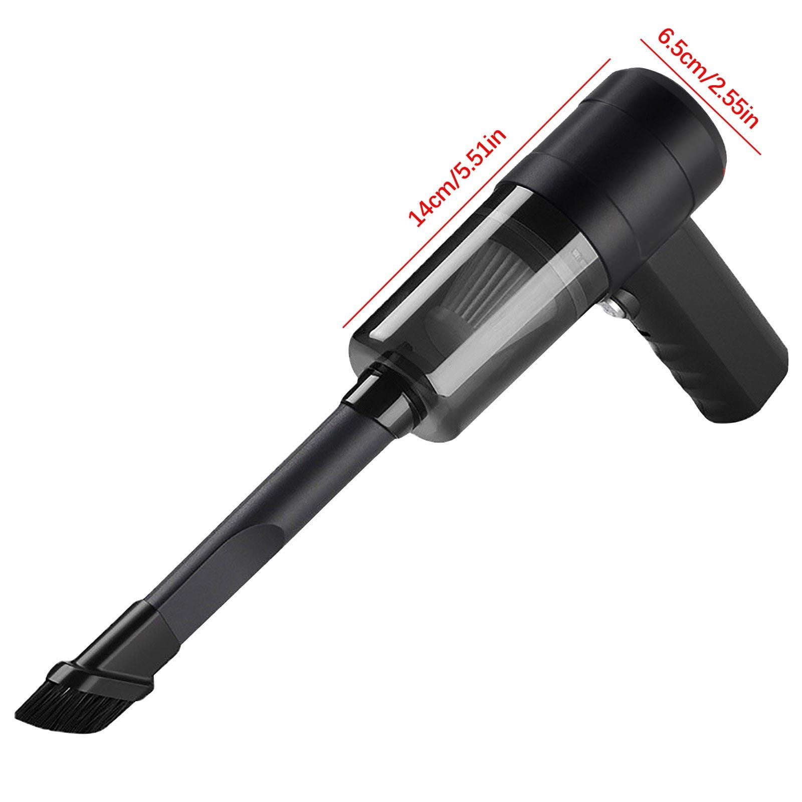 ddioayh 1PC Cordless Car Vacuum Cleaner, Brushless Motor High-Power Rechargeable Handheld Dust Cleaner with Blower Function for Auto Home Use Portable Car Accessories