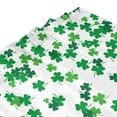 thumbnail image 5 of JOOCAR St. Patrick's Day Clover Shower Curtain, Good Luck Green Shamrock Falling Irish Party Shower Curtain Set with 12 Hooks, 72x72 Inches, 5 of 6