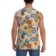 thumbnail image 4 of Fotbe Camp Badge Men's Camiseta sin Mangas Estampada para Hombres, Playera Casual para Gimnasio, Entrenamiento, Playa-Medium, 4 of 7