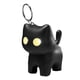 thumbnail image 1 of Llavero con luz nocturna de gato negro, bola de presión brillante, mini juguete sensorial con sonido y luz LED para adultos amantes de los gatos., 1 of 8