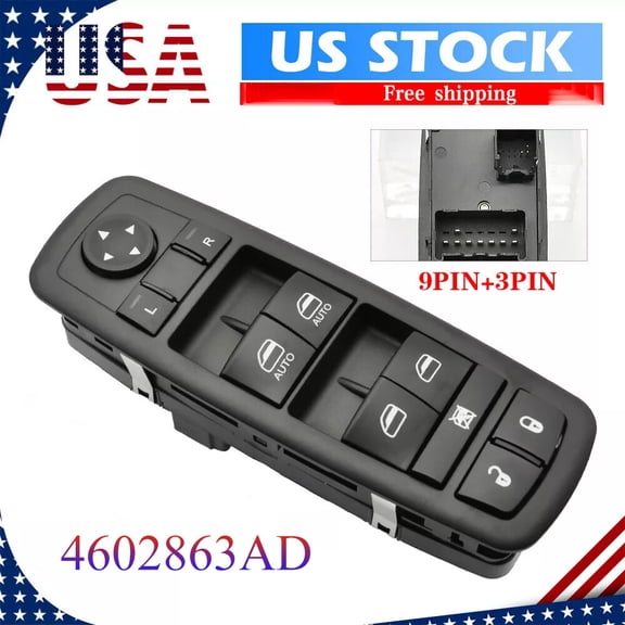 Master Power Window Switch for Dodge Ram 1500 2009 -2011 2012 Driver Side LH