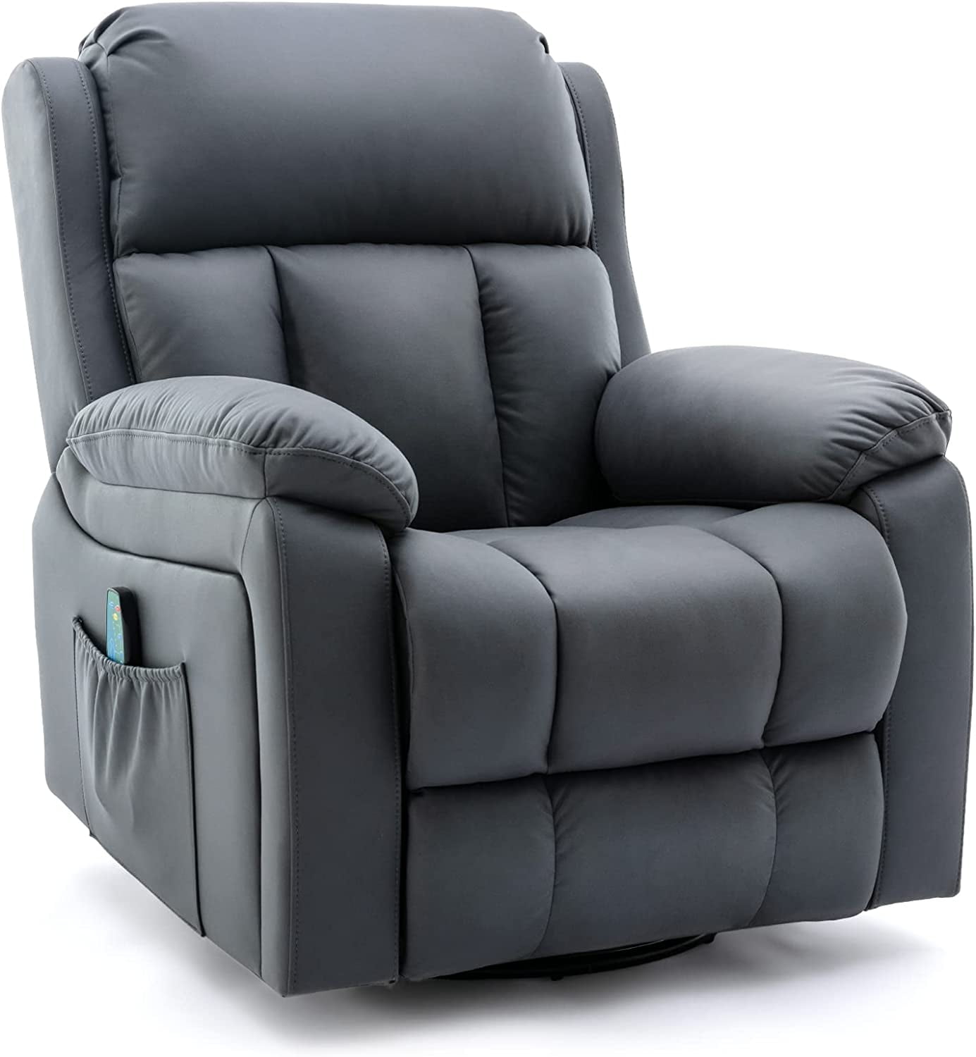Vicluke Microfiber Technology Cloth Massage Recliner Chair with Heated