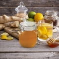 thumbnail image 4 of PAMINGONO Sweets Jars Transparent Honey Jar for Housewarming 1Pack, 4 of 7
