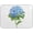 Blue Hydrangea Flowers, variant on Watercolor Orange Dish Drying Mat for Kitchen Counter Absorbent Heat Resistant Microfiber Dishes Drainer Mat 18x24 in Large Dish Pad Sink Mat Protective Pad Kitchen Decor