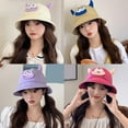 thumbnail image 3 of JZROCKER Funny Antennas Fisherman Hat for Female Outdoor Spring Sun Hat Cartoon Bucket Hat Party Headwear Breathable Camping Hat, 3 of 21
