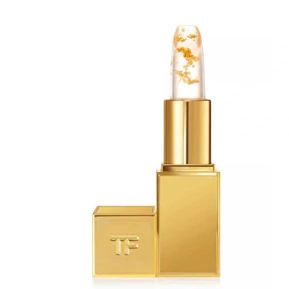 Tom Ford Soleil Lip Duo - Soleil Lip Blush (pink) and Sunlit Rose Lip Balm (rosy) Full Size.