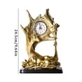 thumbnail image 3 of Animal Clock Ornament Desktop Desktop Animal Clock Clock Ornament Home Living Room Retro Cabinet Clock Ornament, 3 of 6