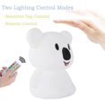 thumbnail image 3 of Dww-Luz Nocturna para Niños, Lámpara De Noche Led con Luz Táctil, Lámpara Sensible Recargable USB De 9 Colores, Lámpara De Silicona, Lámpara De Mesita De Noche, Atmósfera Luminosa, 3 of 5