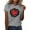 Grey, variant on Womens Tshirts for Women Short Sleeve Shirt Crewneck Basic Tee Summer Tops Lightweight Plain Workout Clothes