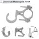 thumbnail image 5 of Gancho colgante para motocicleta Arco Soporte para casco de motocicleta Equipaje Bolsa para scooters bicicletas Aleación de aluminio Tono plateado Tornillos Arandelas Llave hexagonal, 5 of 7