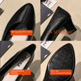 thumbnail image 4 of Moda casual zapatos de lluvia para mujer antideslizantes impermeables zapatos de agua de cuello blanco de negocios tacones altos zapatos de trabajo integrados de plástico zapatos de goma, 4 of 5