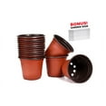thumbnail image 2 of Elementos esenciales para una jardinería sostenible: macetas de plástico reutilizables, fáciles de trasplantar, resistentes y con orificios de drenaje, aptas para tomates y pepinos, 2 of 8