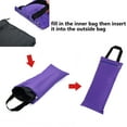 thumbnail image 2 of Toptie 2 Pack Yoga Sandbag Weighted bag for Fitness Yoga Bolster, Unfilled Sandbag 16 x 7 Inch - 2 Colors, 2 of 8