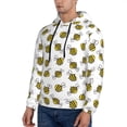 thumbnail image 3 of Sigee Cute Little Bee for Men's Pullover Hoodie Sweatshirts Adult Casual Long Sleeve Sweatshirts ,Sizes S-4XL-Medium, 3 of 7