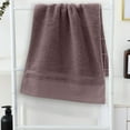 thumbnail image 2 of Luxury Cotton Bath Towel - 29x13.4 Inch Oversized, Soft & Absorbent, Hotel Grade, Multiple Colors (Sky Blue/Coffee/White/Purple/Dark Gray/Blue/Khaki), Durable & Fade Resistant, 2 of 7