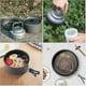 thumbnail image 5 of 10 Piece Cookware Set Picnic Pot Cookware Camping Set for Camping Outdoor Hiking Picnic BBQ Foldable Camping Pot, 5 of 5