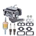 thumbnail image 2 of LABLT 792295 Carburetor with Gasket for Briggs & Stratton 796258 796227 792295 796997 20Hp 21Hp 23Hp 24Hp 25Hp V Twin Models 40G777 40H777 44M777 44P777 44S677 44S577 Engine Lawnmower, 2 of 5