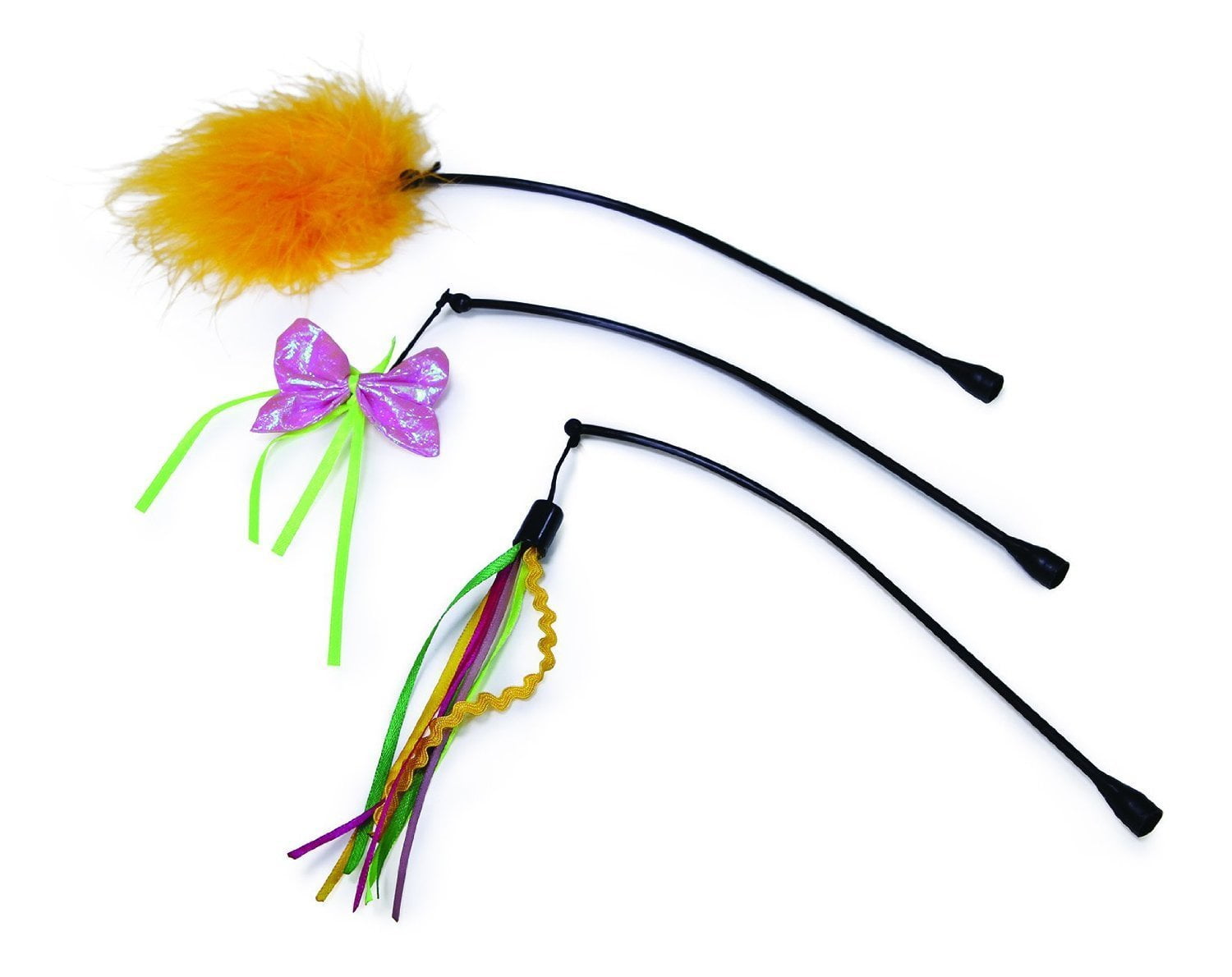SmartyKat Feather Whirl Universal Replacement Wand Cat Toy