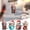 AC, variant on Nightcap Kitten Cat Christmas Ornaments Set, Acrylic 2D Flat Cat Hanging Pendants with Cord for Xmas Tree, Office Cubicle, Backpack Pull, Cute Playful Kitty Holiday Decor, Cat Lover Secret Santa Gift