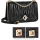 thumbnail image 5 of Bolso bandolera para mujer Bolso pequeño Bolso de hombro de piel sintética Bolso de mujer Bolso de noche Cartera acolchada, 5 of 7