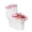 Little Cow Rose, variant on HELLHERO Roosters Hearts Gifts Toilet Seat Covers Set Elastic Bottom Toilet Seat Protector & 2 Piece Set Fits All Toilet Shapes Stretch