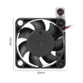 thumbnail image 3 of Ventilador De Enfriamiento Del Disipador De Calor Del Automóvil RC Con Sensor Térmico CNC aleación De Aluminio Senginillo De Calor Para 4268 4274 MOTORES 1/8 1/10 COCHOS BUGGY, 3 of 7