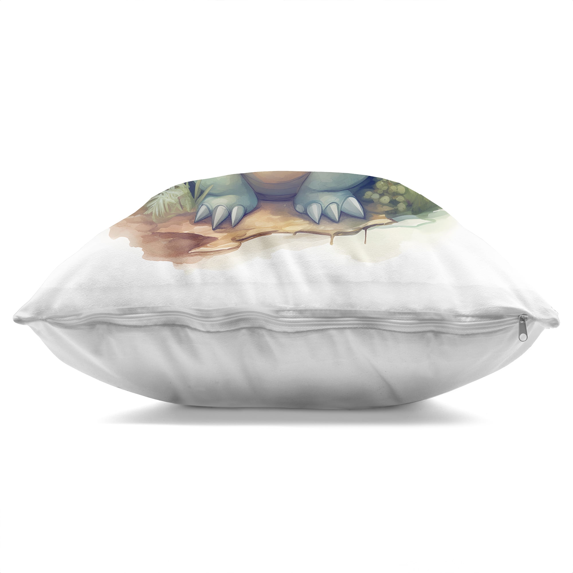 Stupell Industries Crafty Smiling Dinosaur Decorative Printed Throw Pillow, design by Steve Hunziker