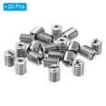 thumbnail image 3 of Unique Bargains Adaptateurs de Filetage Manchon Réducteur Écrou 20 Pcs M5x0.8 Mâle à M2x0.4 Femelle Réparation Insert Écrou 6mm, 3 of 7