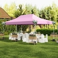 thumbnail image 2 of Costway 10 x 20FT Pop up Canopy Outdoor Canopy Tent with 6 Sidewalls Carrying Bag Pink, 2 of 10