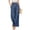 Purple, variant on Delayuji Women's Wide Leg Pants Printed Summer Casual Palazzo Pants Drawstring Loose Fashion with Button High Elastic Waisted Pants Trousers With Pockets