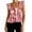 tank top 80#Red, variant on Womens Tank Tops Square Neck Plaid Camisole Top Ruffle Trim Sleeveless Cute Fashion Layering Tank Vest Beach Outdoor Casual