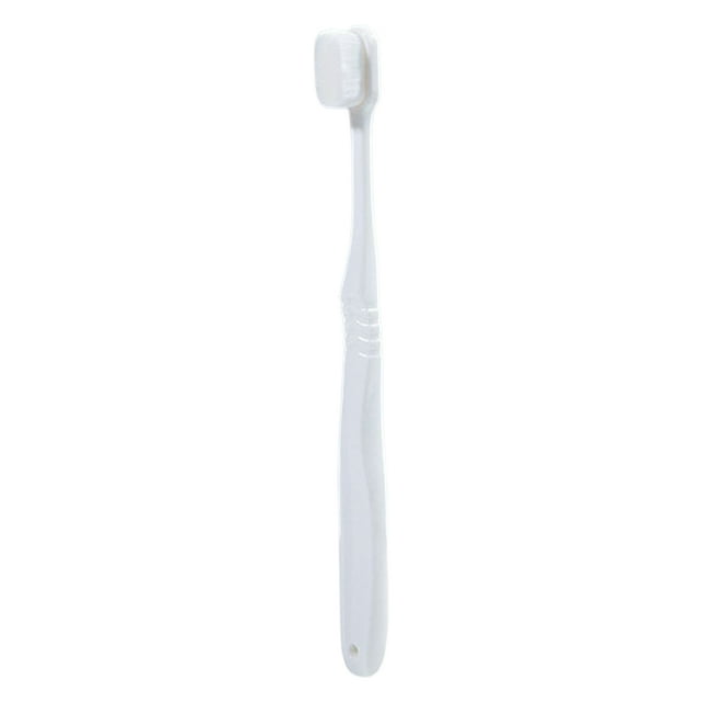 Yuarrent Cepillo de peludo para baño, cepillos de de fácil agarre, cuidado de adultos, herramienta de limpieza bucal de plástico, baño Juegos de accesorios de baño Blanco Yuarrent HA075301-01