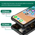 thumbnail image 2 of Funda de teléfono DJSOK compatible con iPhone 12 Mini Golden, 2 of 6