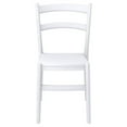 thumbnail image 3 of Compamia Tiffany Chaise de Salle à Manger de Patio Blanche, 3 of 11