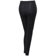 thumbnail image 2 of FashionOutfit Women's Knee Cutout Distressed Spike Leggings, 2 of 3