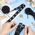 thumbnail image 3 of 1bag 100pcs Paper Gift Tags Hange Tags For Arts and Crafts For Thanksgiving Rectangle with Bowknot and Word Thank You White 50x30x0.4mm Hole: 5mm, 3 of 8
