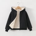 thumbnail image 2 of 3-4 Years Little Boys Quilted Hooded Jacket Fleece Lined Zip Up Lightweight Padded Coat, 2 of 6